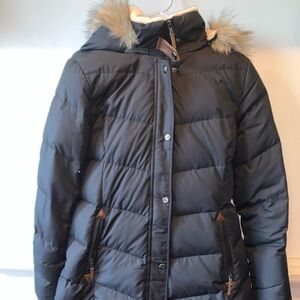 RL Navy Faux Fur Winter Parka